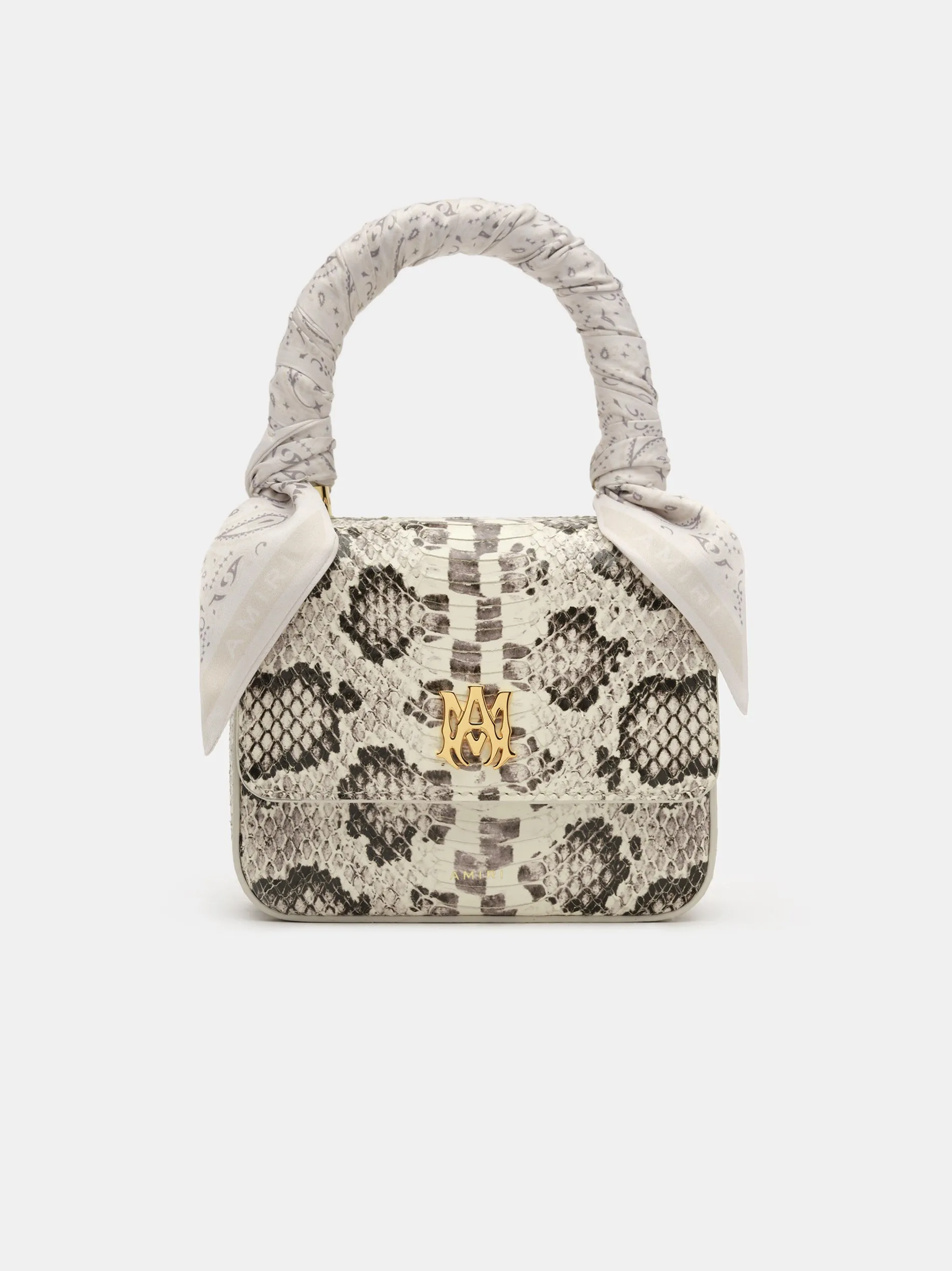 WOMEN - WOMEN'S SNAKE MICRO MA BAG - Alabaster sold by AMIRI