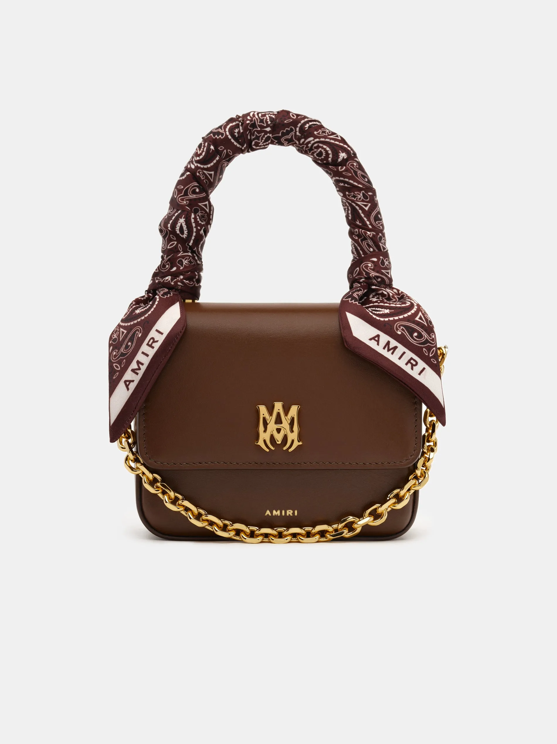 WOMEN - WOMEN'S MICRO MA BAG WITH CHAIN HANDLE - Brown sold by AMIRI