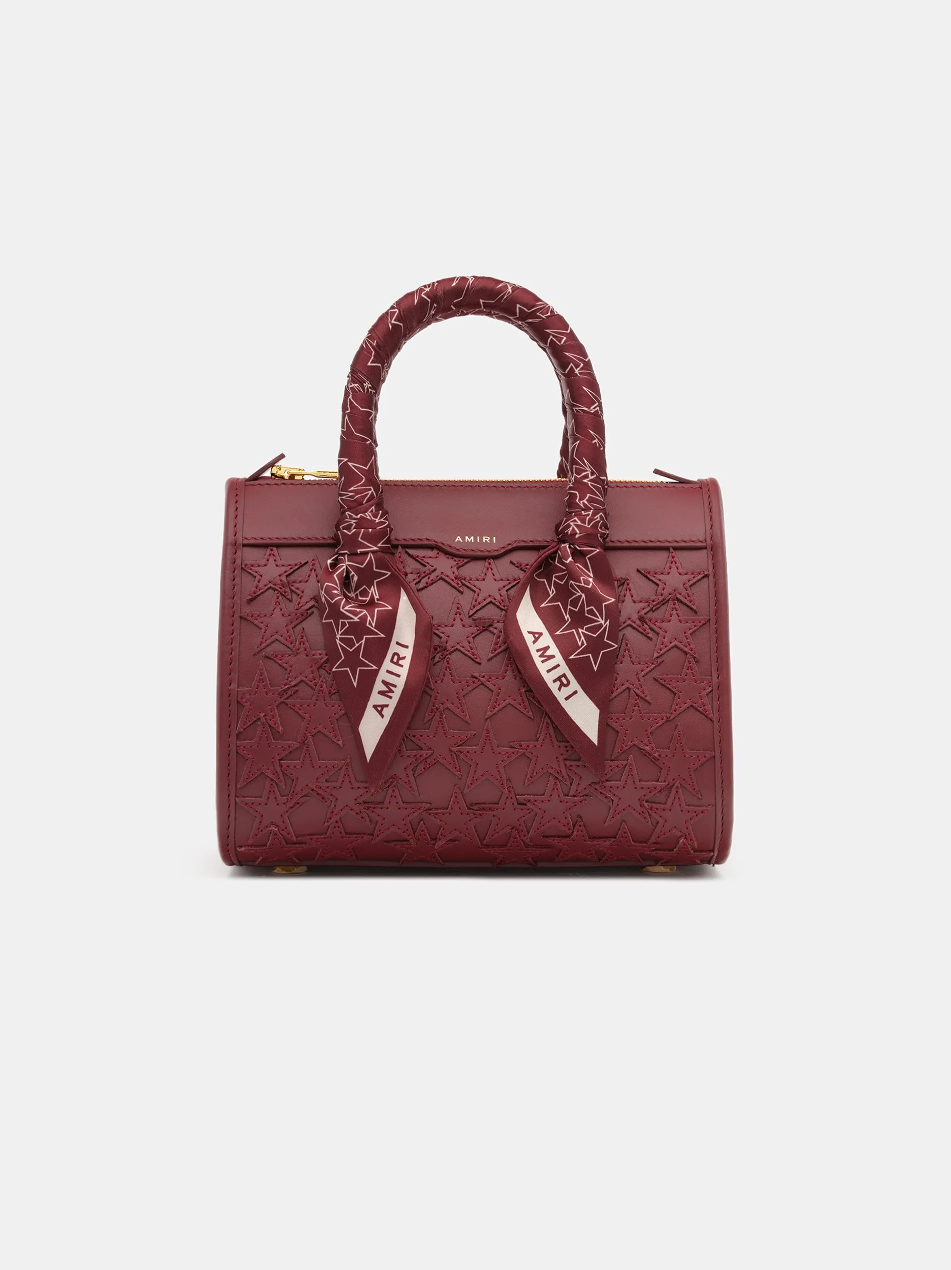 WOMEN - WOMEN'S STARS MICRO TRIANGLE BAG - Burgundy sold by AMIRI
