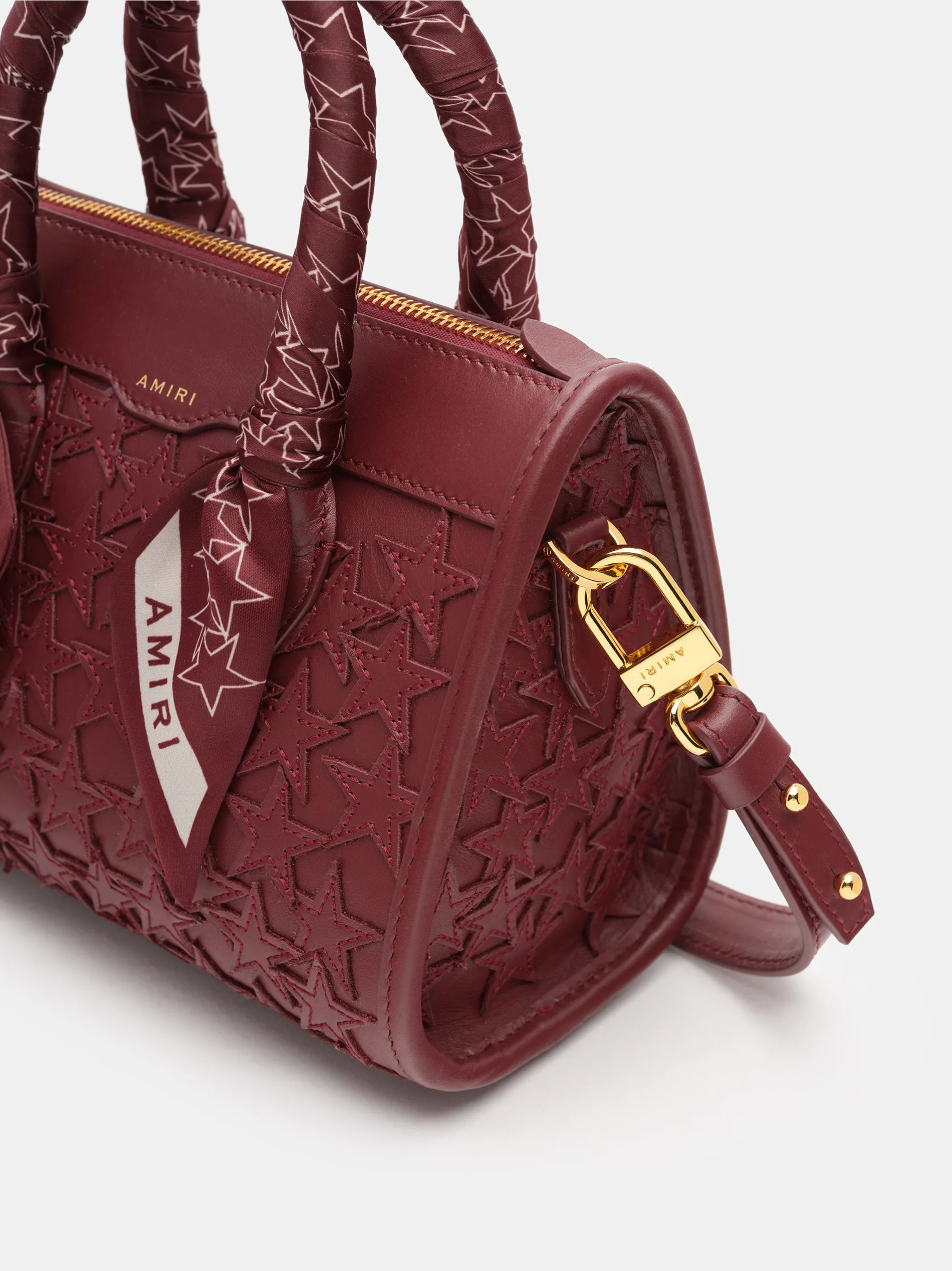 WOMEN - WOMEN'S STARS MICRO TRIANGLE BAG - Burgundy sold by AMIRI product image thumbnail 5