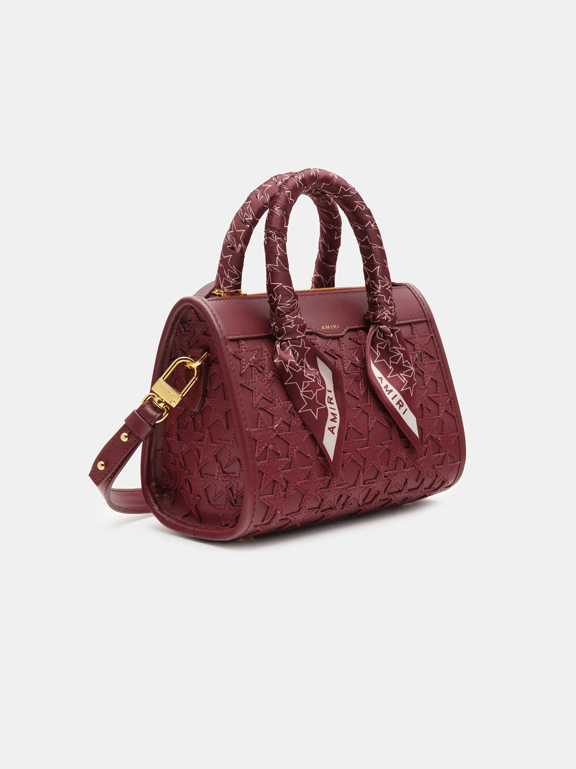 WOMEN - WOMEN'S STARS MICRO TRIANGLE BAG - Burgundy sold by AMIRI product image thumbnail 3