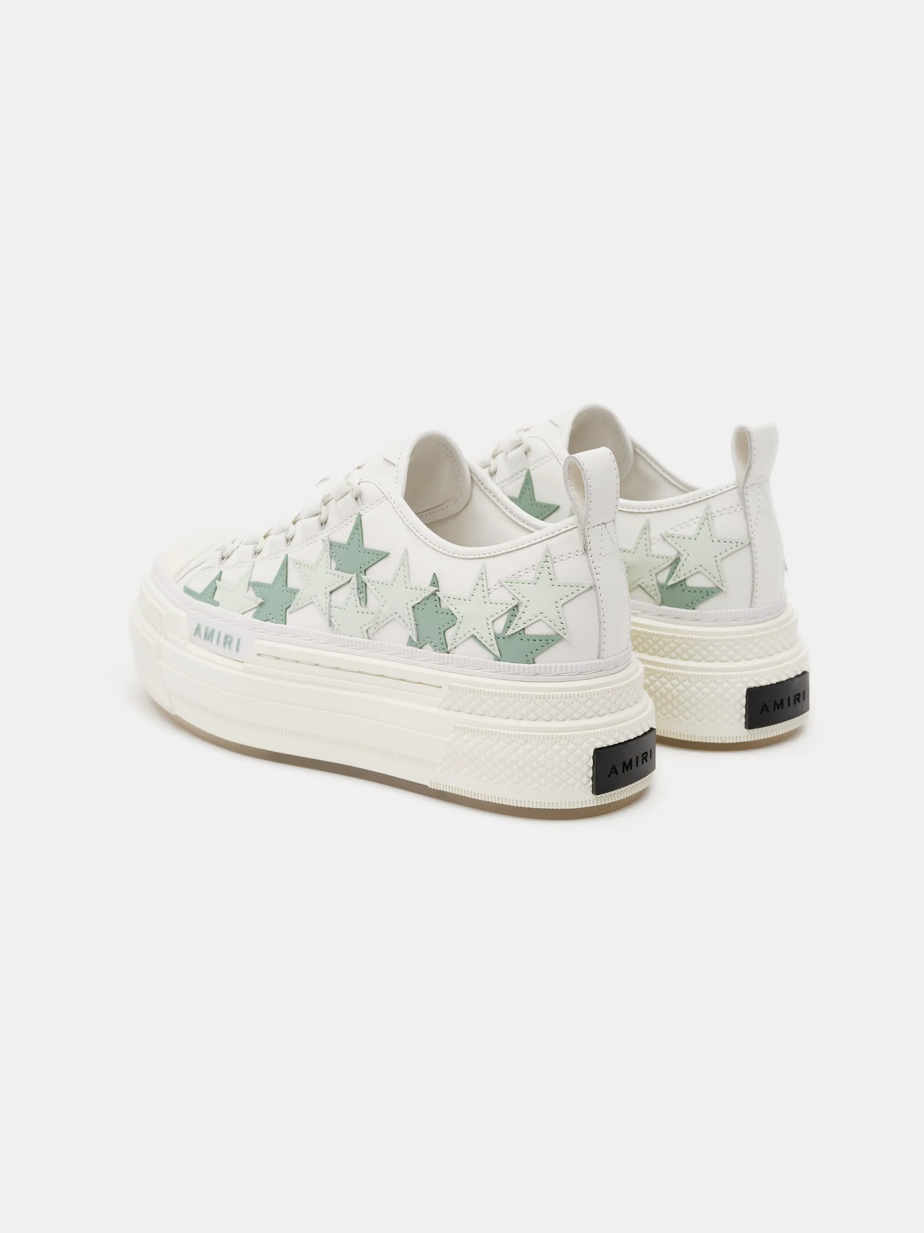 WOMEN - WOMEN'S PLATFORM STARS COURT LOW - Frosty Green sold by AMIRI product image thumbnail 4