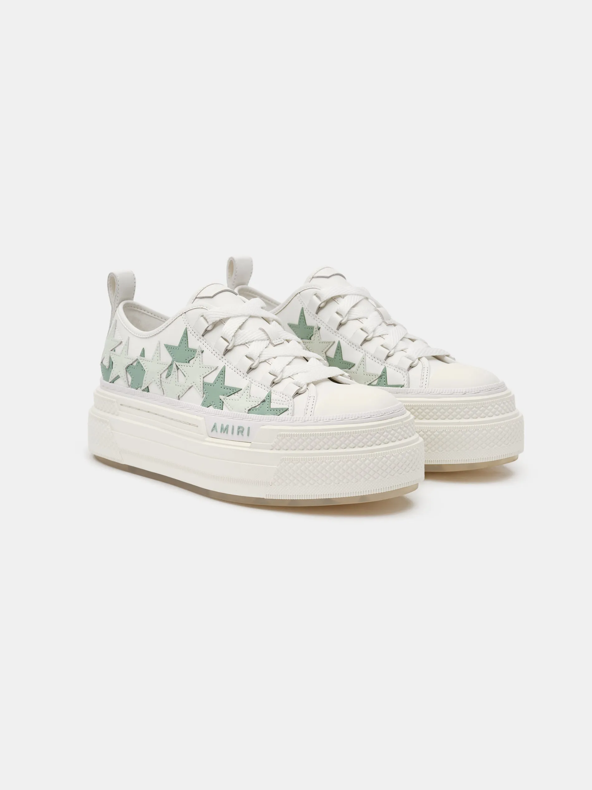 WOMEN - WOMEN'S PLATFORM STARS COURT LOW - Frosty Green sold by AMIRI product image thumbnail 2