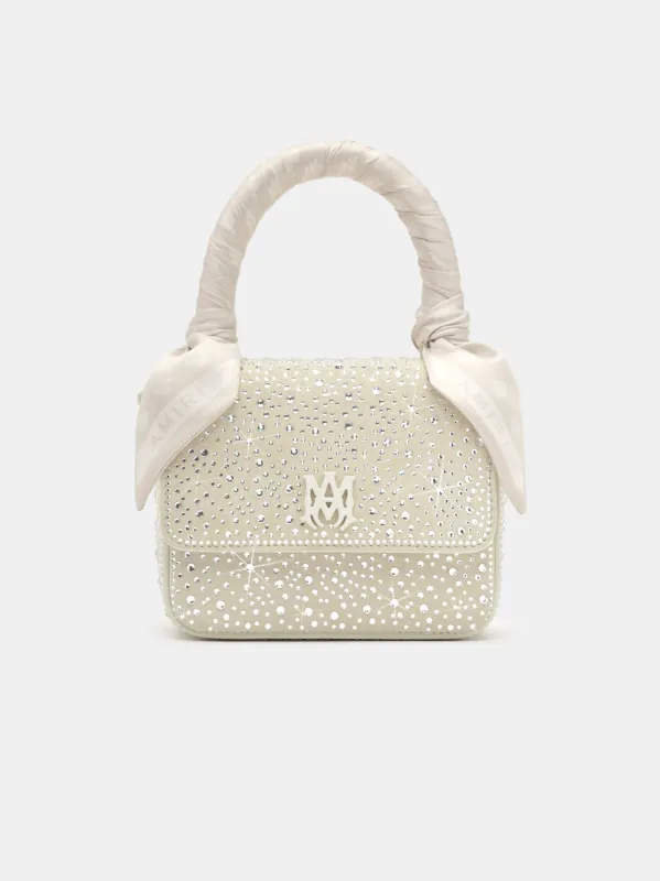 WOMEN - WOMEN'S CRYSTAL MICRO MA BAG - Alabaster sold by AMIRI