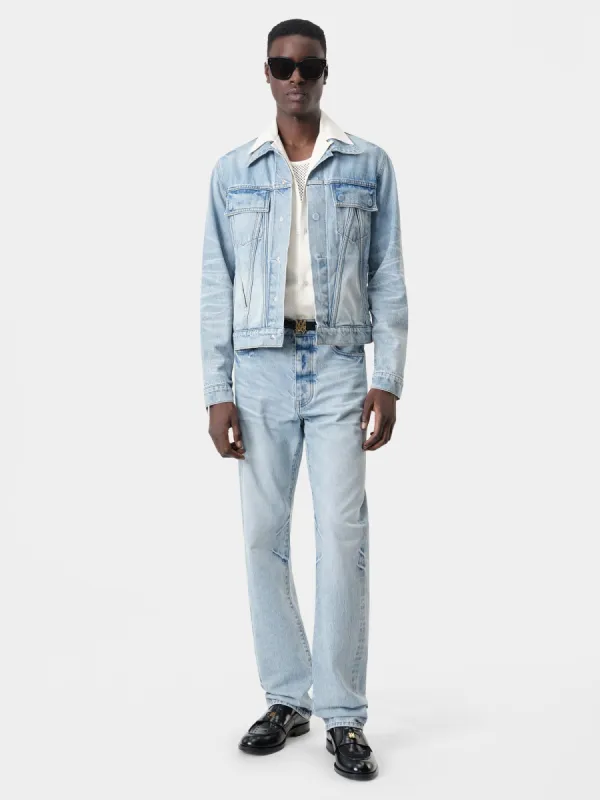 JAPANESE SELVEDGE TRUCKER - Perfect Indigo made by AMIRI