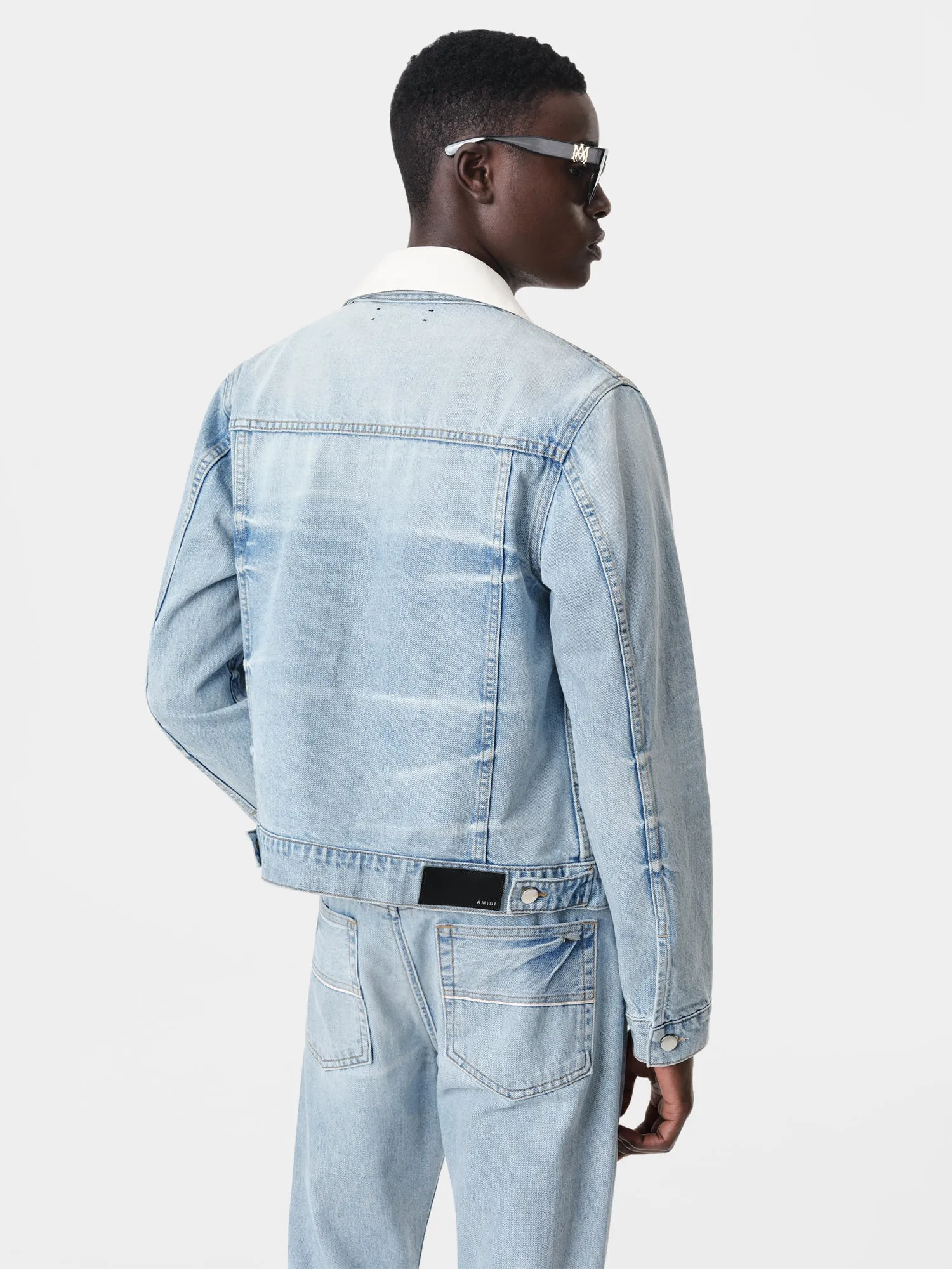 JAPANESE SELVEDGE TRUCKER - Perfect Indigo sold by AMIRI product image thumbnail 3