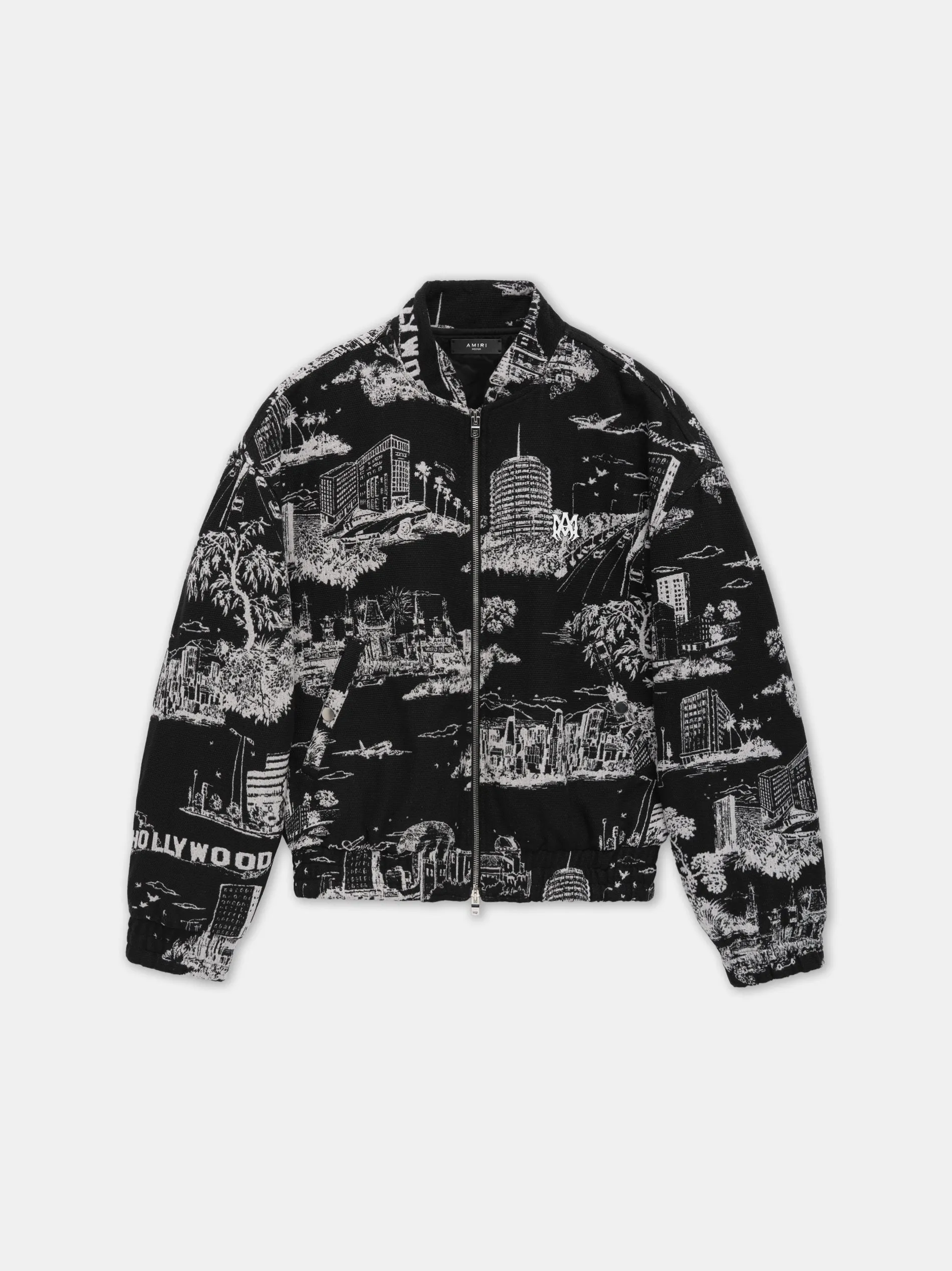 LA LANDMARK TAPESTRY BOMBER - Black sold by AMIRI product image thumbnail 5