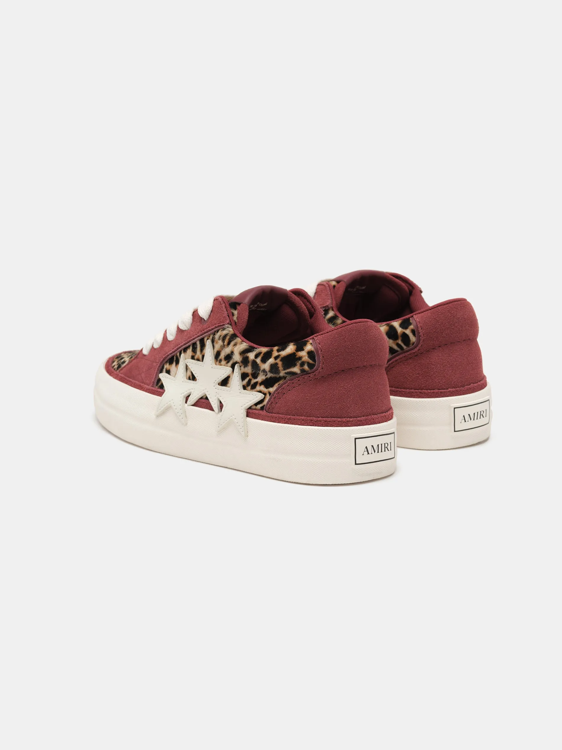 LEOPARD SUNSET SKATE LOW - Burgundy sold by AMIRI product image thumbnail 4