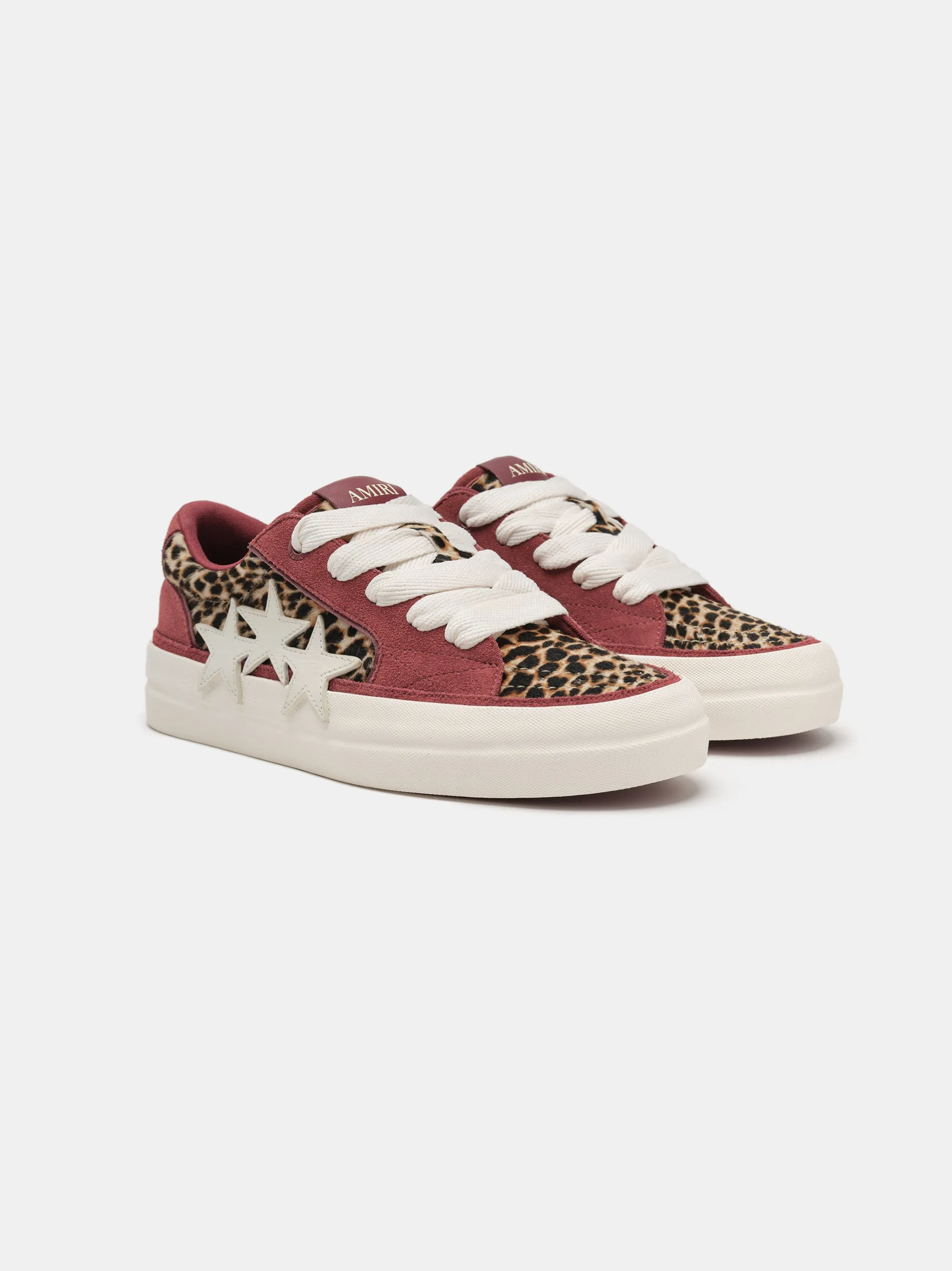 LEOPARD SUNSET SKATE LOW - Burgundy sold by AMIRI product image thumbnail 2