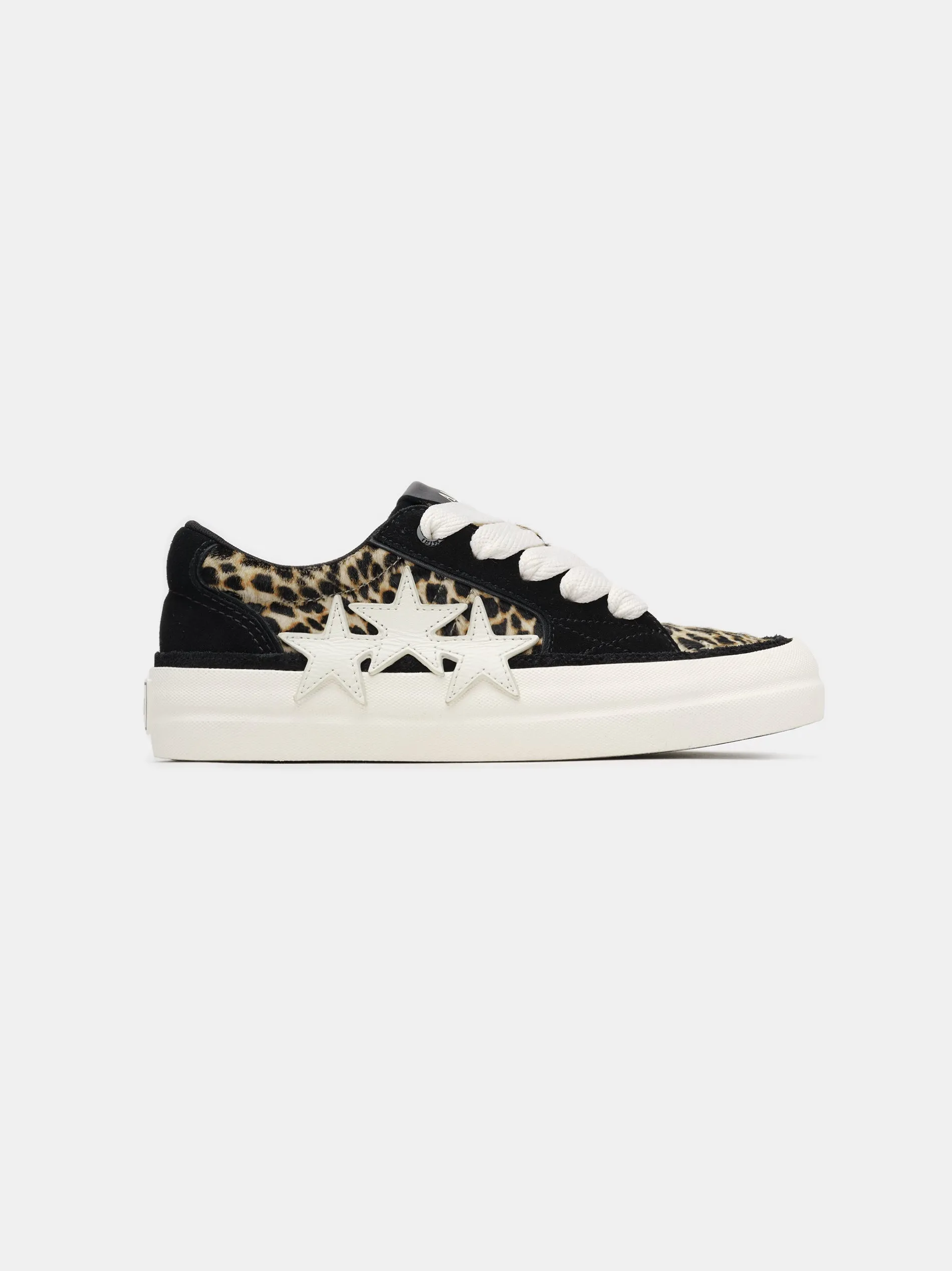 WOMEN - WOMEN'S LEOPARD SUNSET SKATE LOW - Black sold by AMIRI