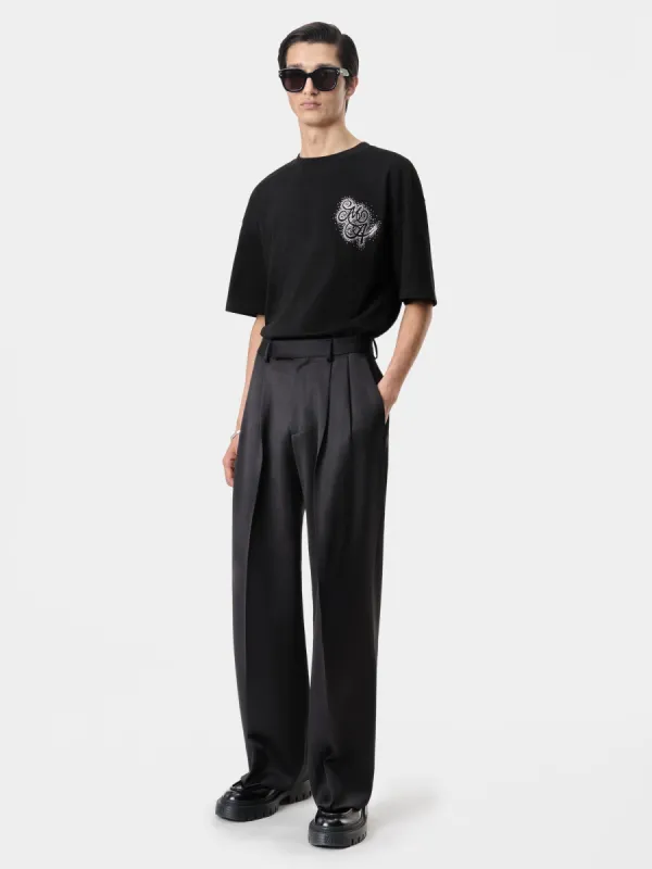 DOUBLE PLEATED PANT - Black sold by AMIRI