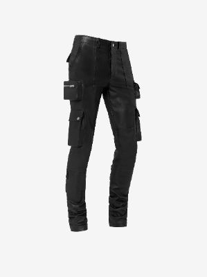 LEATHER TACTICAL PANT - BLACK sold by AMIRI
