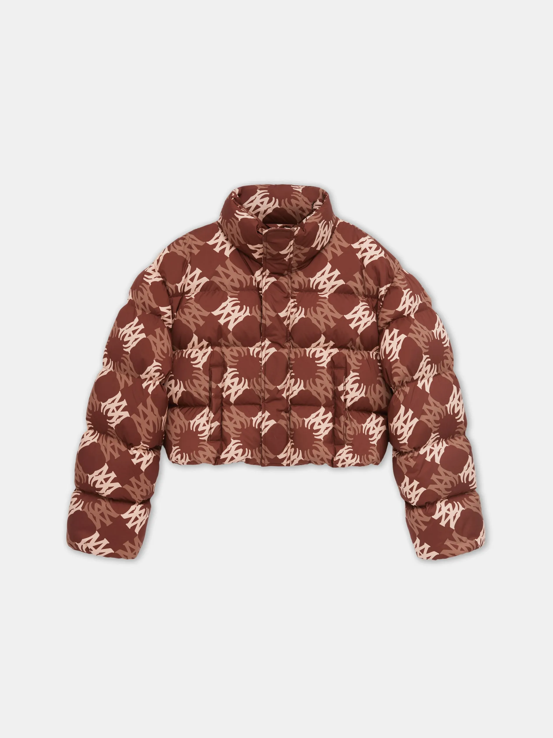 WOMEN - WOMEN'S MA QUAD CROPPED DOWN JACKET - Chocolate sold by AMIRI product image thumbnail 5