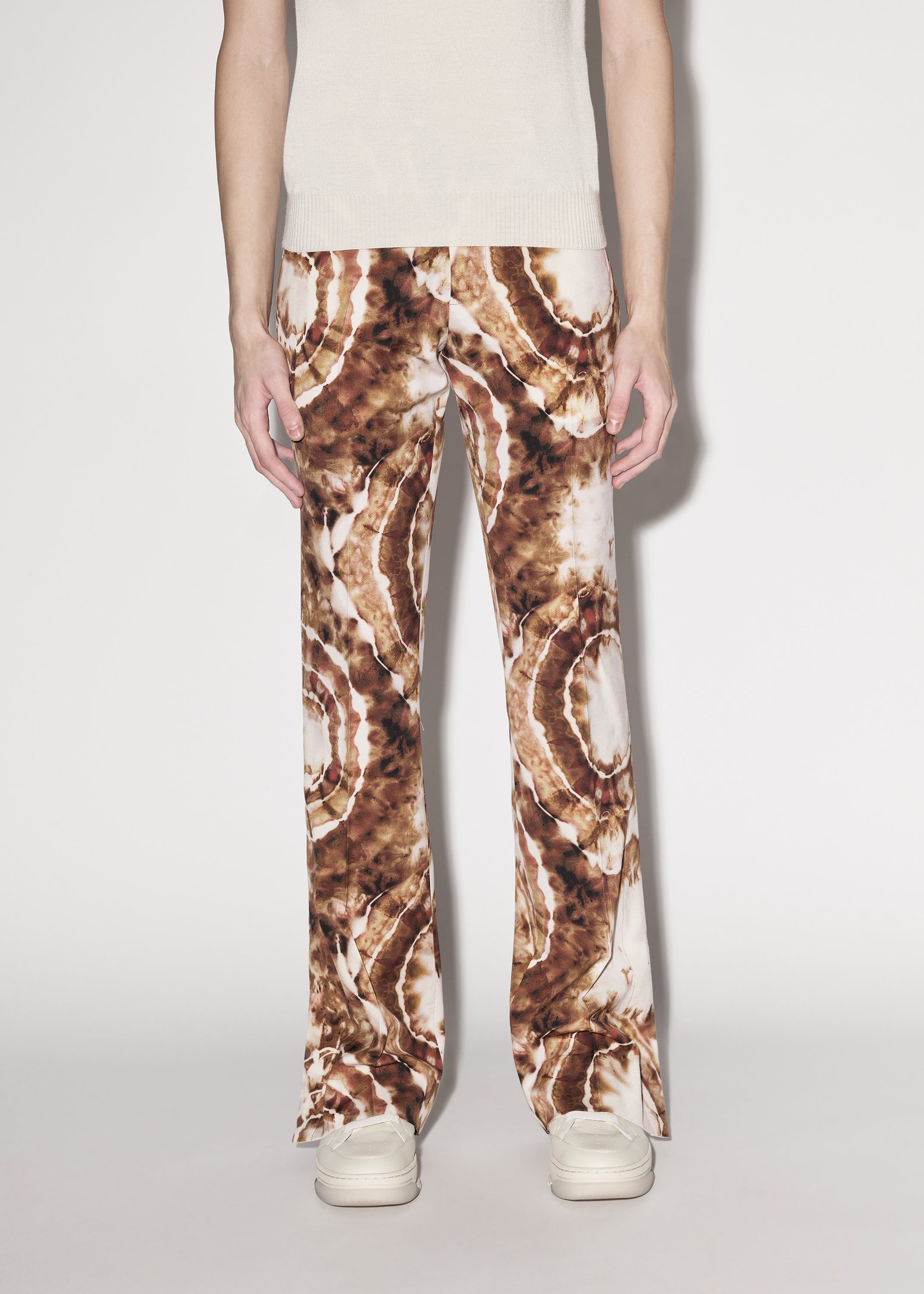 TIE DYE SLASH FLARE TROUSER - BROWN sold by AMIRI product image thumbnail 2