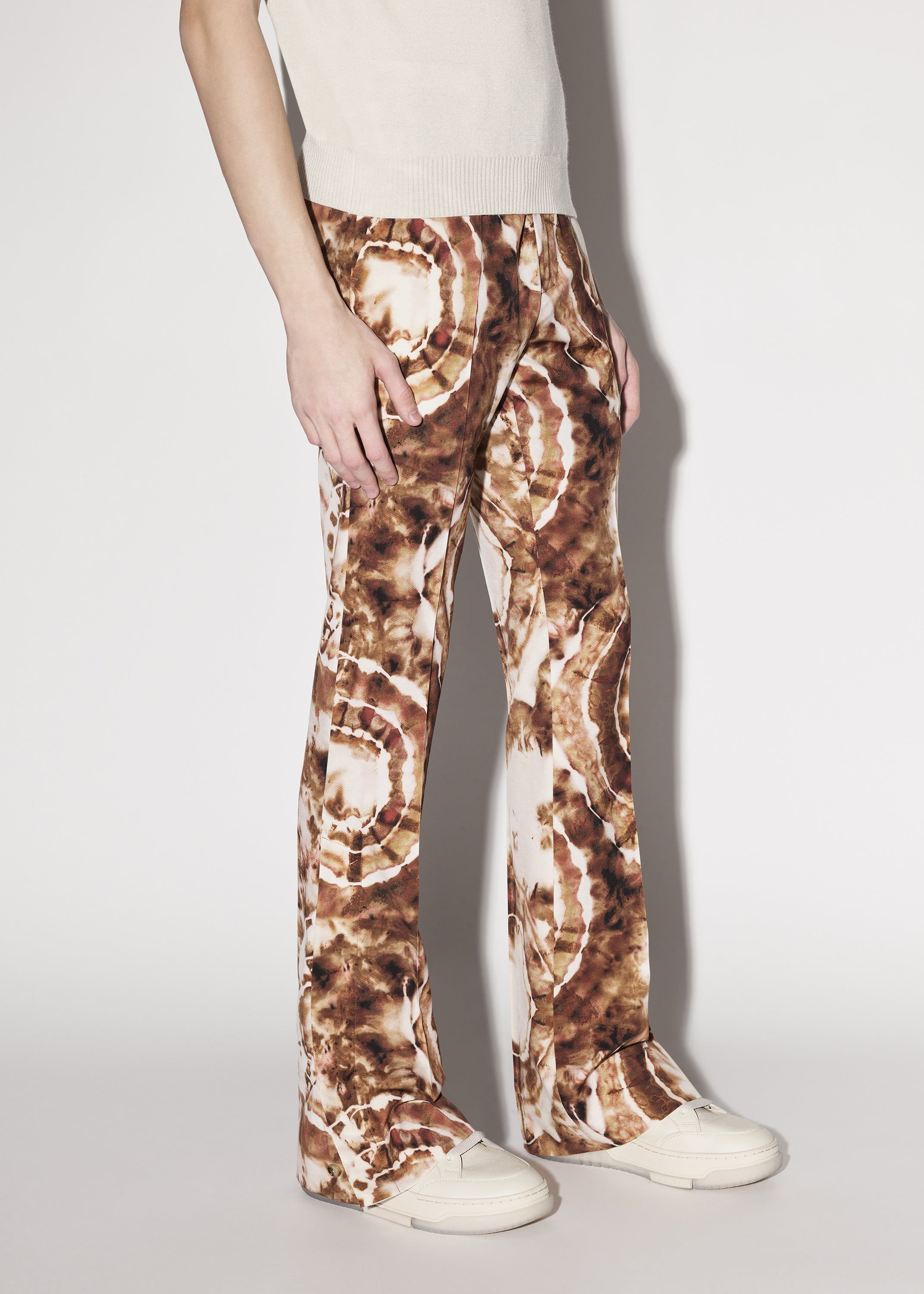 TIE DYE SLASH FLARE TROUSER - BROWN sold by AMIRI product image thumbnail 3