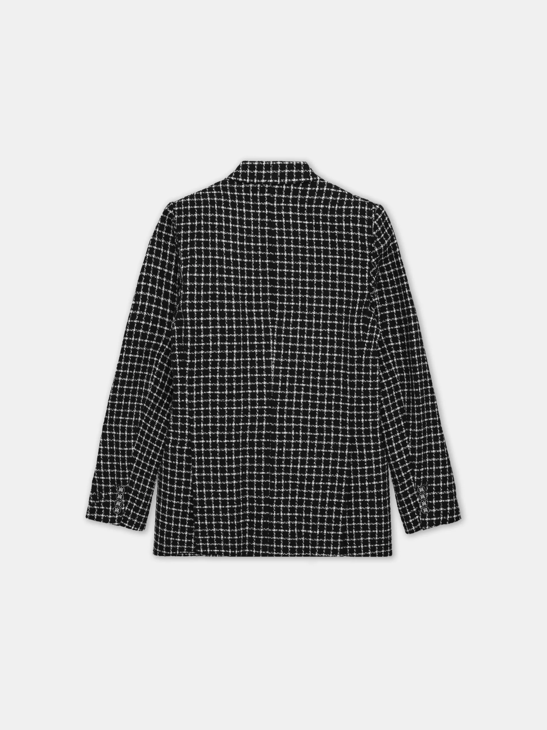 BOUCLE DOUBLE-BREASTED BLAZER - Black sold by AMIRI product image thumbnail 2