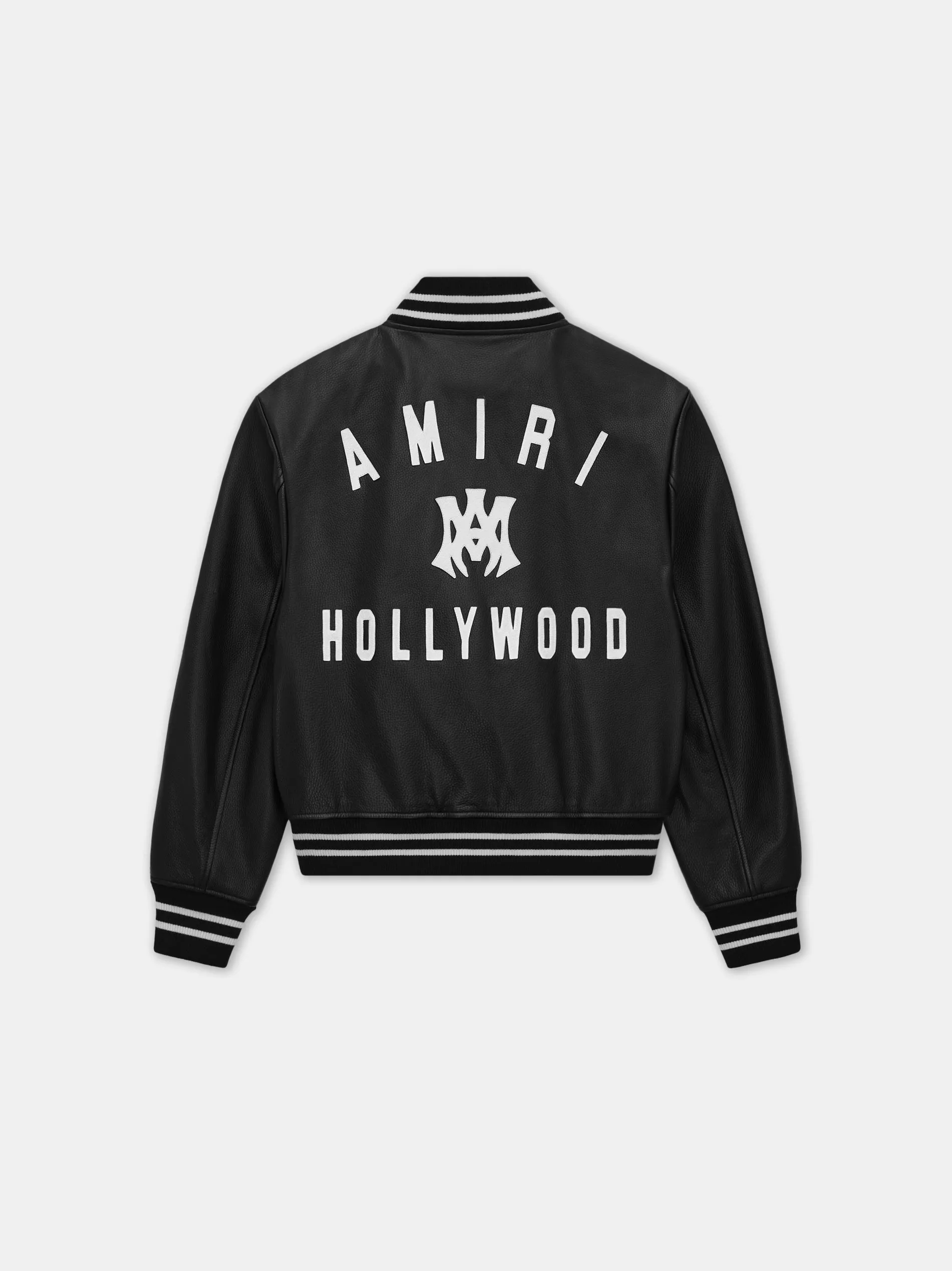 MA HOLLYWOOD LEATHER BOMBER - Black sold by AMIRI product image thumbnail 2