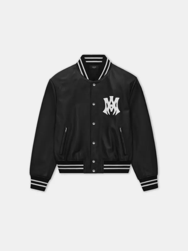 STONE ISLAND Logo Patch Zip up Bomber Jacket 'Black