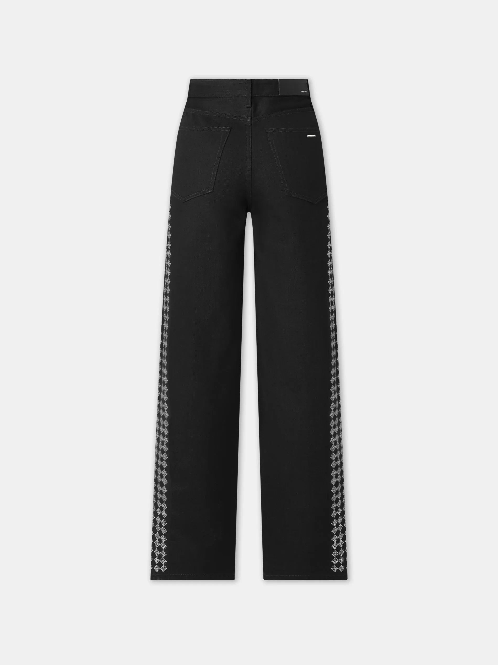 WOMEN - WOMEN'S MA QUAD CRYSTAL WIDE STRAIGHT - Black sold by AMIRI product image thumbnail 2