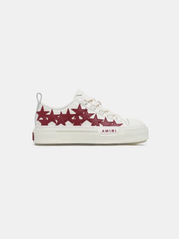 WOMEN - WOMEN'S STARS COURT LOW - Deep Red sold by AMIRI