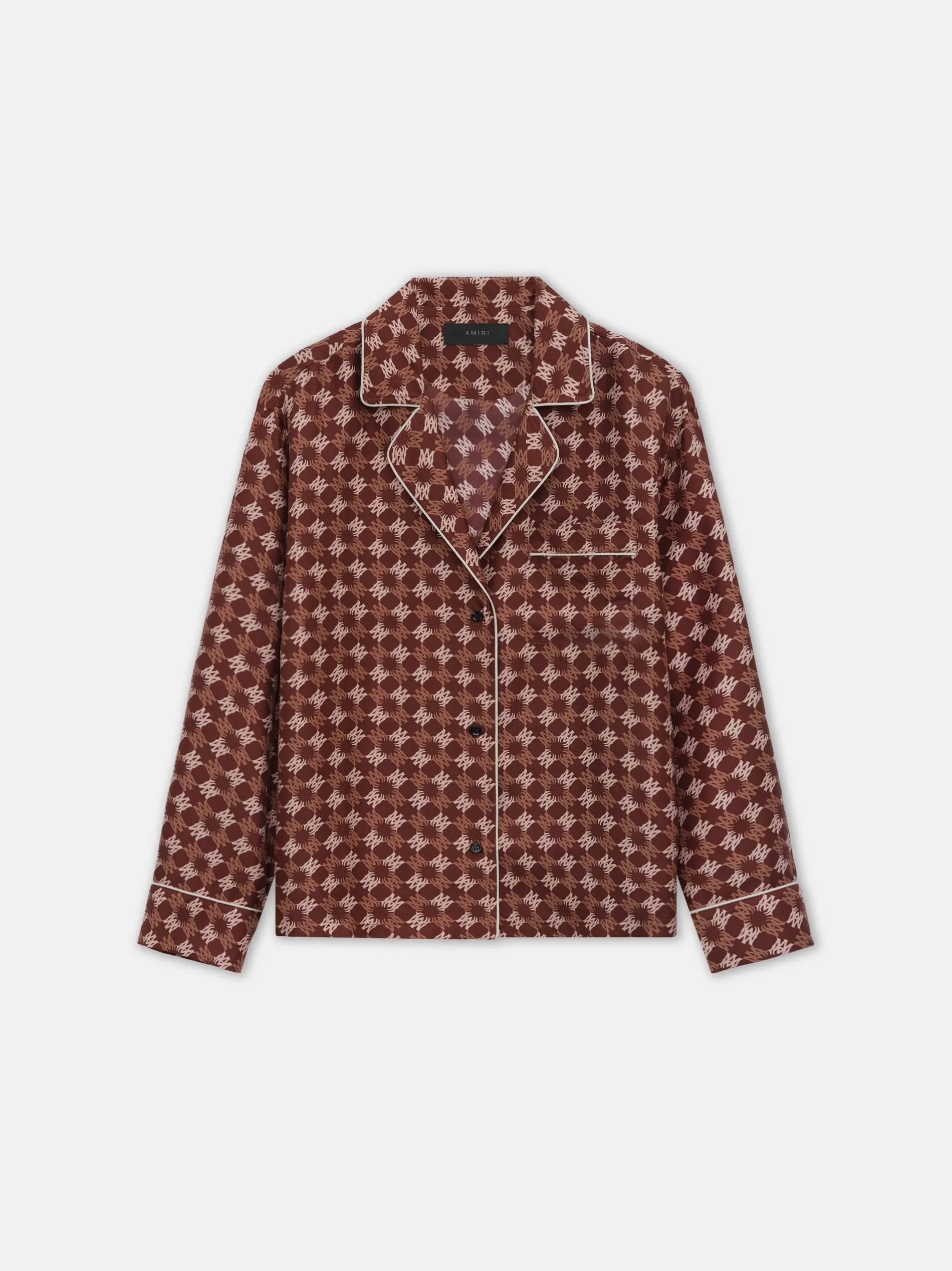 WOMEN - WOMEN'S MA QUAD PJ SHIRT - Chocolate sold by AMIRI