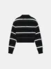 WOMEN - WOMEN'S MA LONG SLEEVE OVERSIZED POLO - Black Multi sold by AMIRI