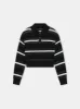 WOMEN - WOMEN'S MA LONG SLEEVE OVERSIZED POLO - Black Multi sold by AMIRI