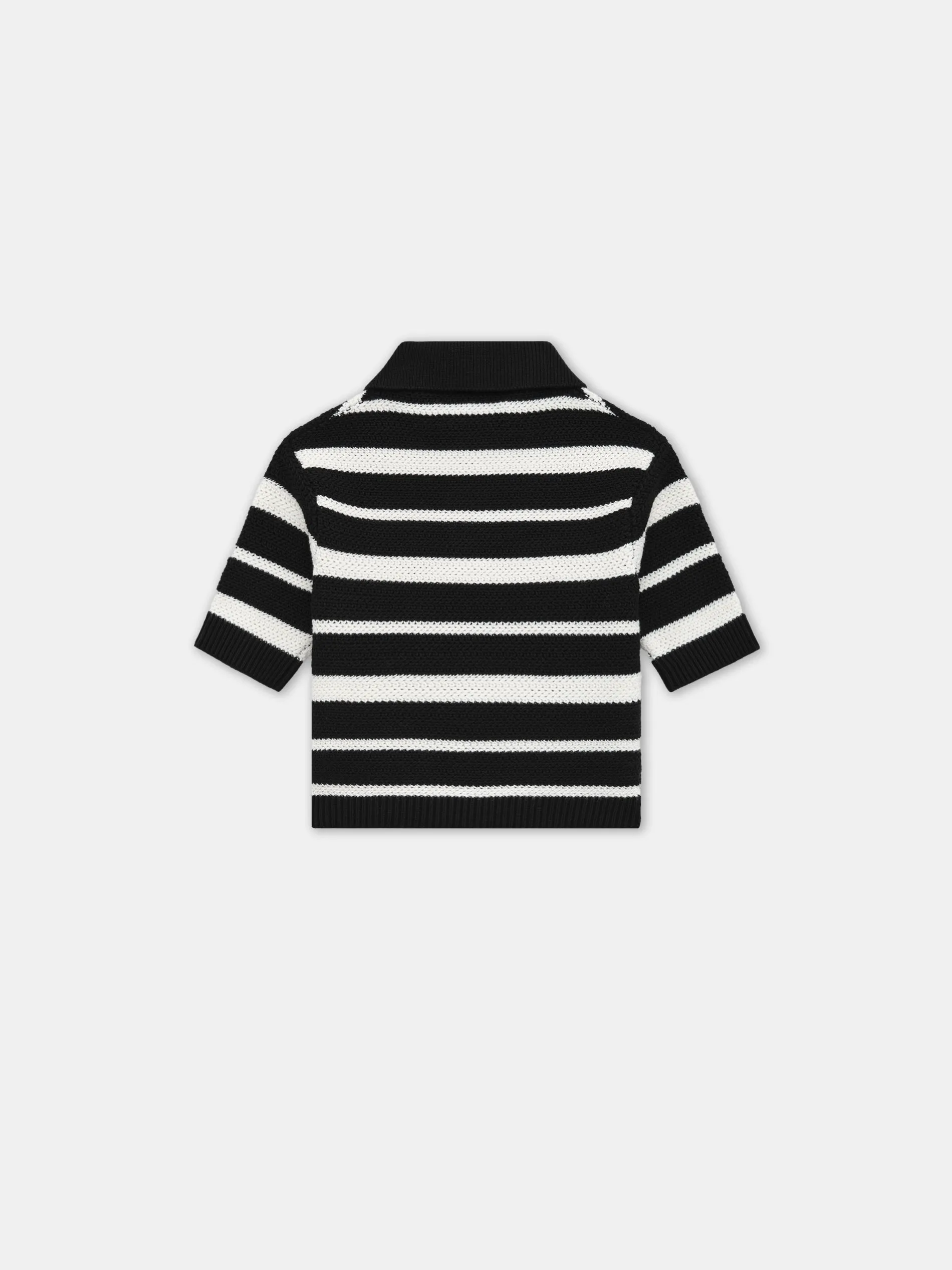 WOMEN - WOMEN'S MA STRIPED POLO - Black sold by AMIRI product image thumbnail 2