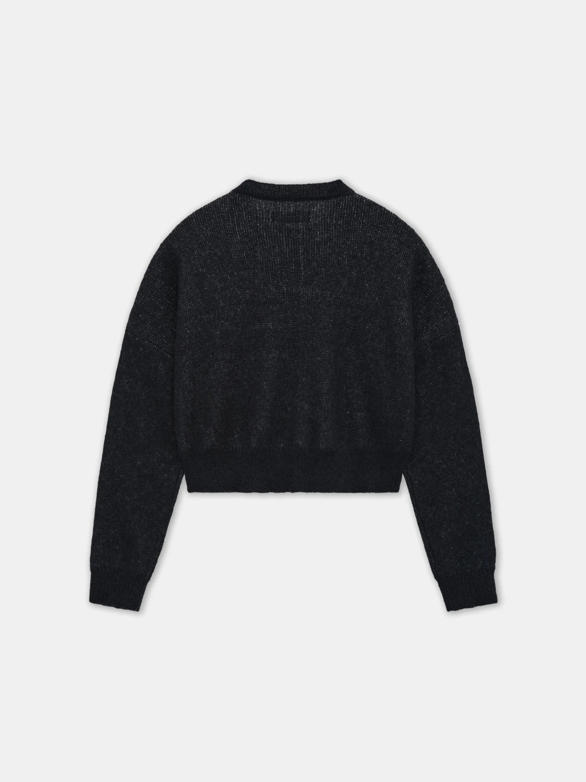 WOMEN - WOMEN'S AMIRI CREW - Black sold by AMIRI product image thumbnail 2