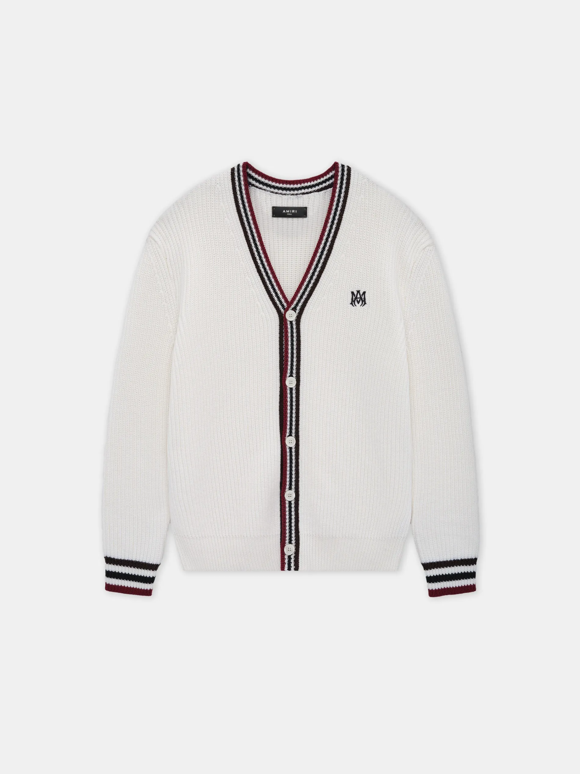 WOMEN - WOMEN'S MA CARDIGAN - White sold by AMIRI