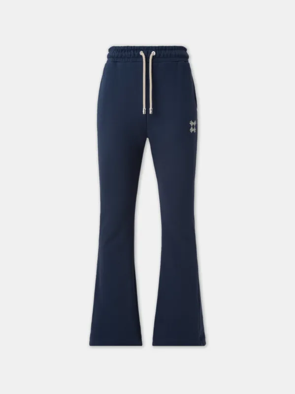 WOMEN - WOMEN'S WOMEN'S MA QUAD FLARE SWEATPANT - BLUE sold by AMIRI