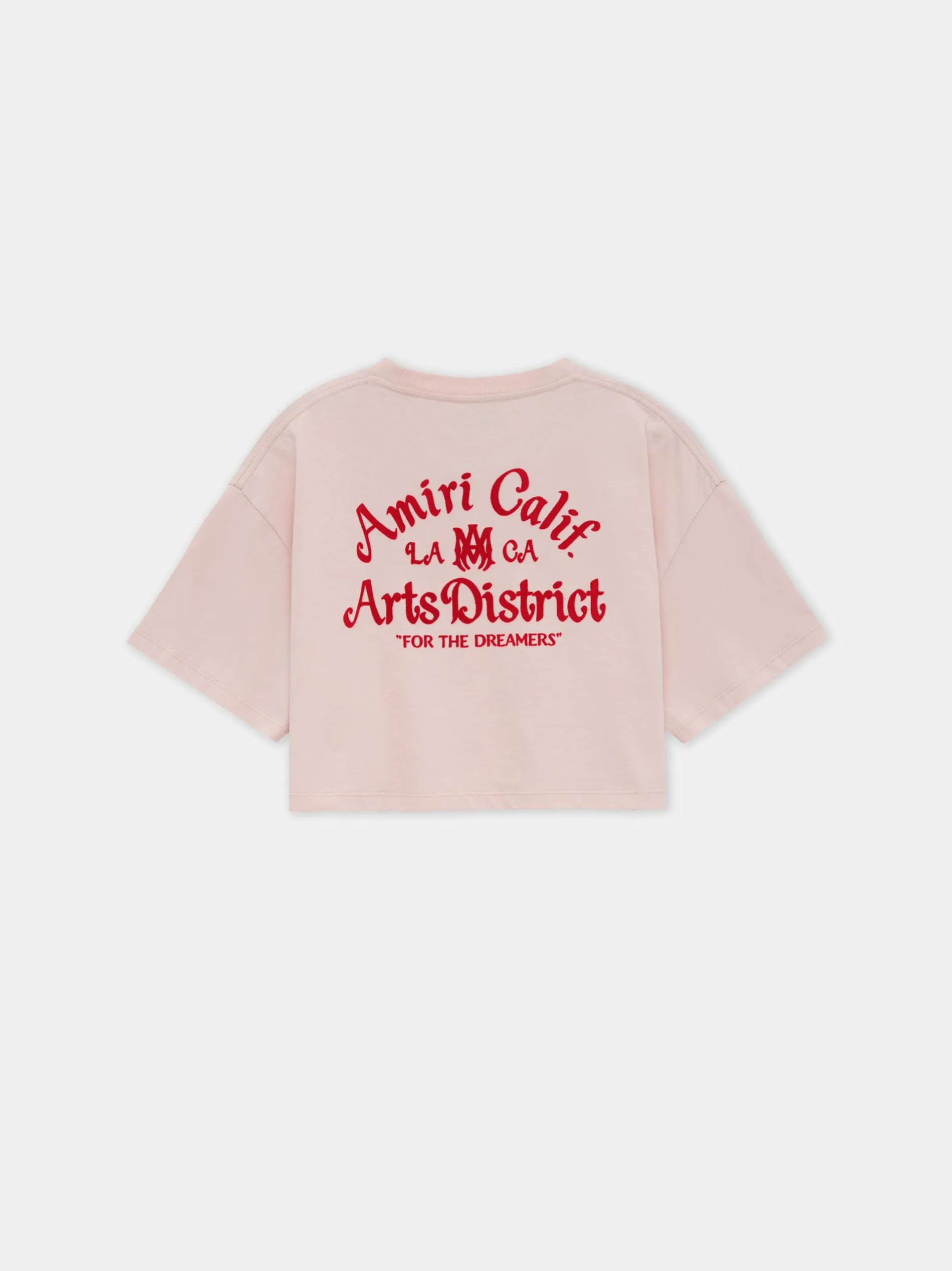 WOMEN - WOMEN'S ARTS DISTRICT CROPPED TEE - Pale Peach sold by AMIRI product image thumbnail 2
