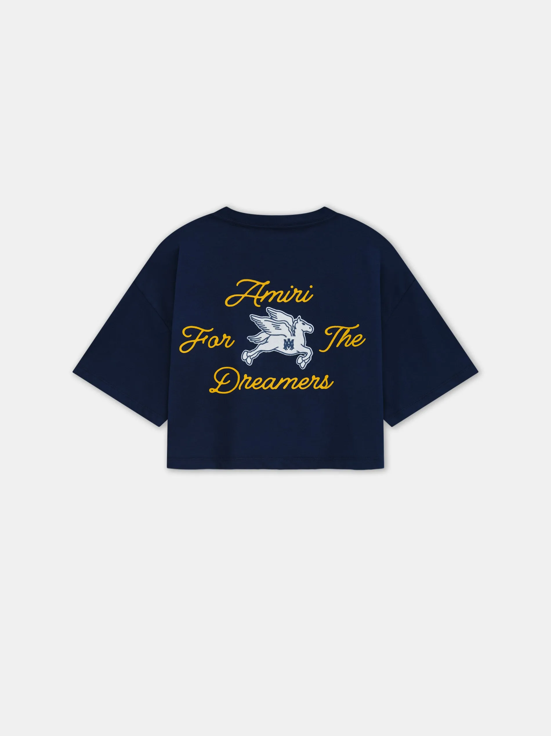 WOMEN - WOMEN'S AMIRI DREAMERS CROPPED TEE - Midnight Blue sold by AMIRI product image thumbnail 2