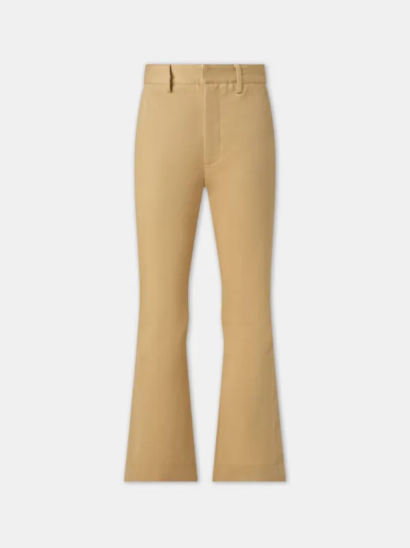 CHINO KICK FLARE - SEPIA TINT sold by AMIRI