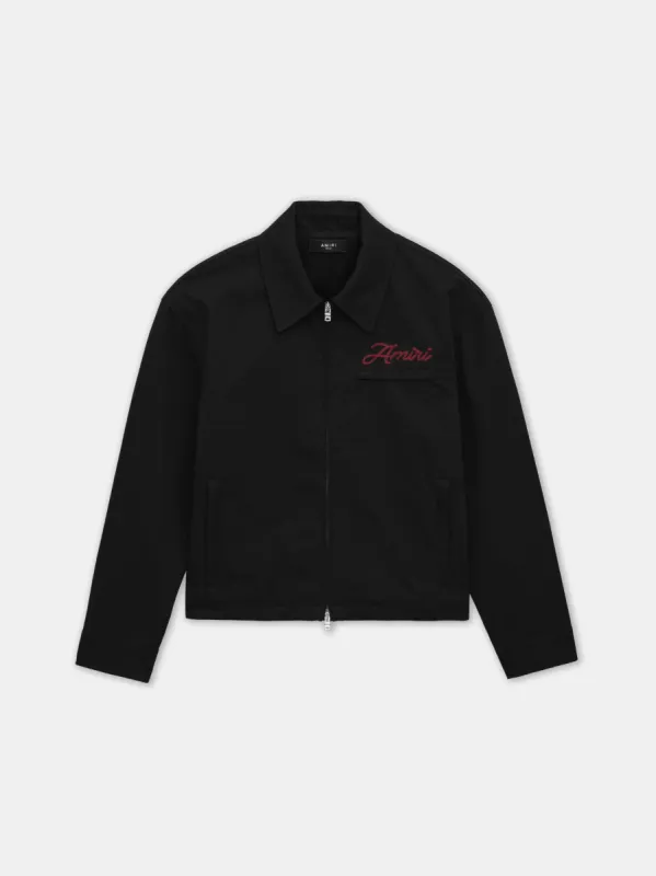 ZIP BLOUSON - Black sold by AMIRI