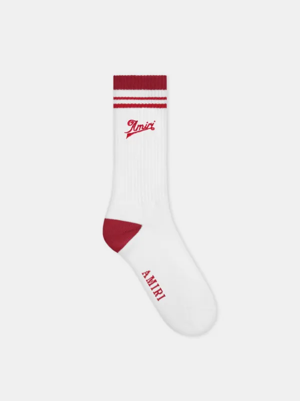 AMIRI SOCK - Varsity Red sold by AMIRI