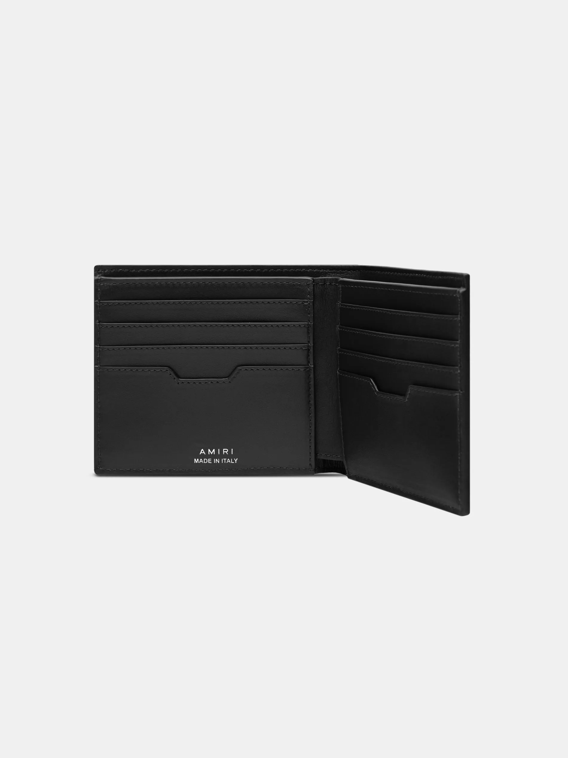 THREE STAR LEATHER BI-FOLD - Black sold by AMIRI product image thumbnail 3