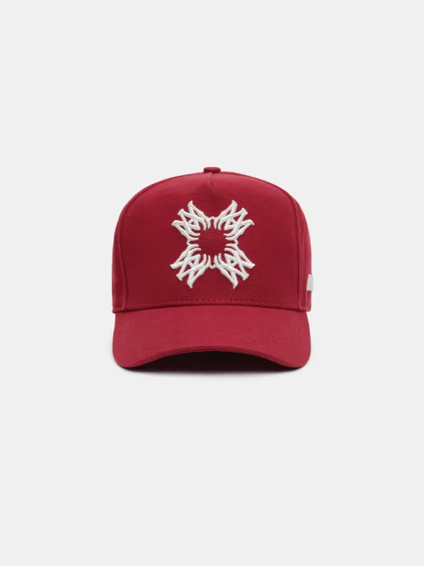 MA QUAD CANVAS HAT - Deep Red sold by AMIRI