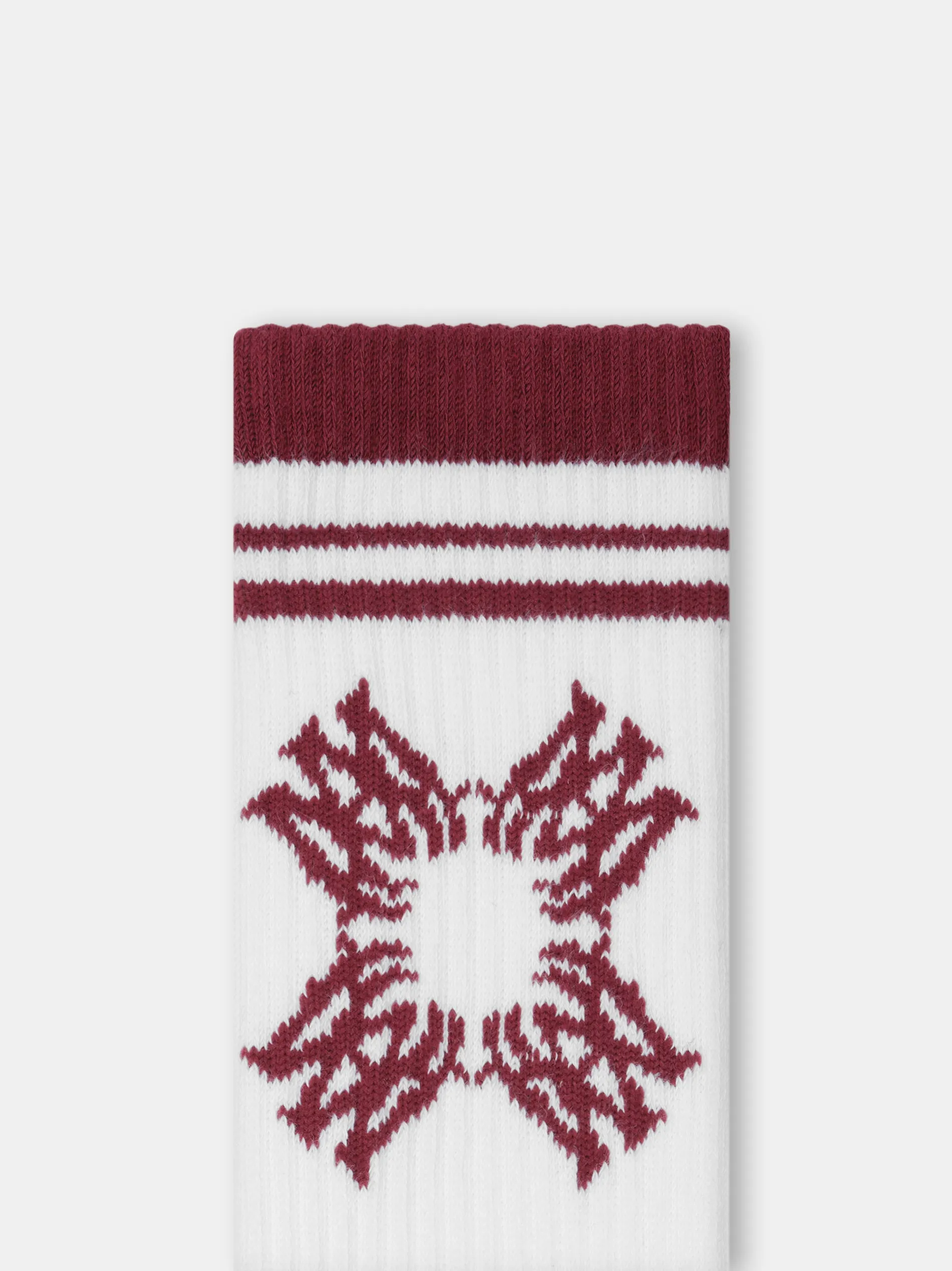MA QUAD SOCK - Deep Red sold by AMIRI product image thumbnail 3