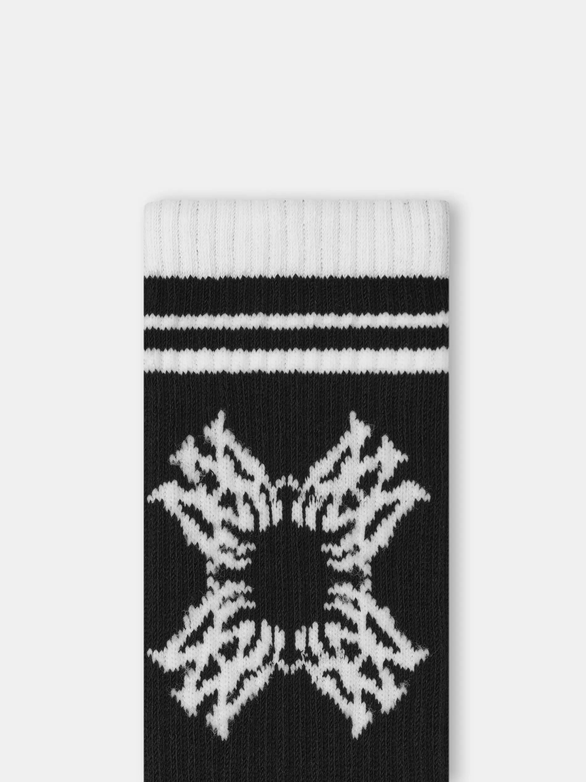 MA QUAD SOCK - Black White sold by AMIRI product image thumbnail 3