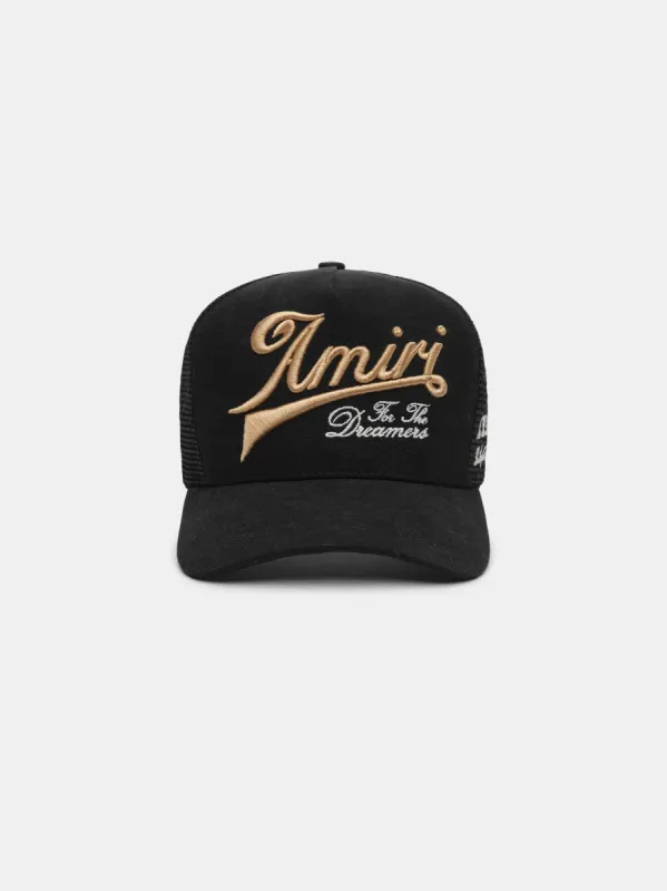 AMIRI GOOD LIFE TRUCKER HAT - Black sold by AMIRI