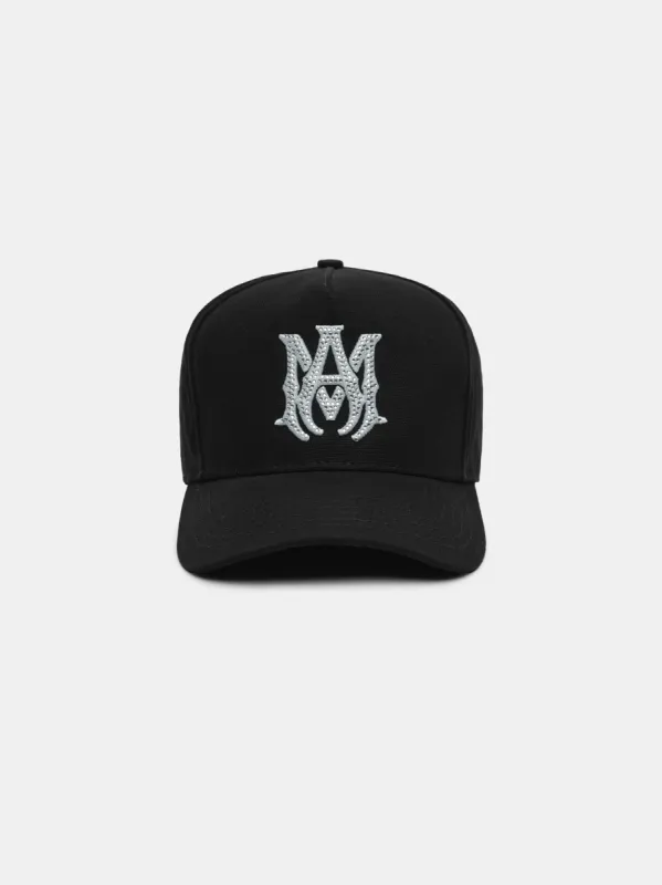 MA CRYSTAL HAT - Black sold by AMIRI