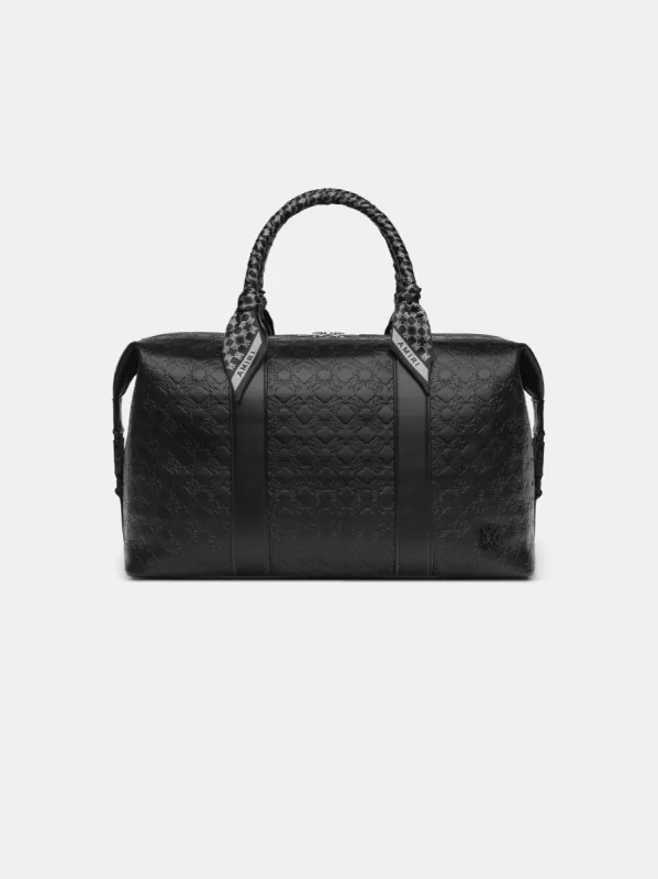 MA QUAD LEATHER DUFFLE BAG - Black sold by AMIRI