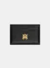 MA QUAD LEATHER CARD HOLDER - Black sold by AMIRI