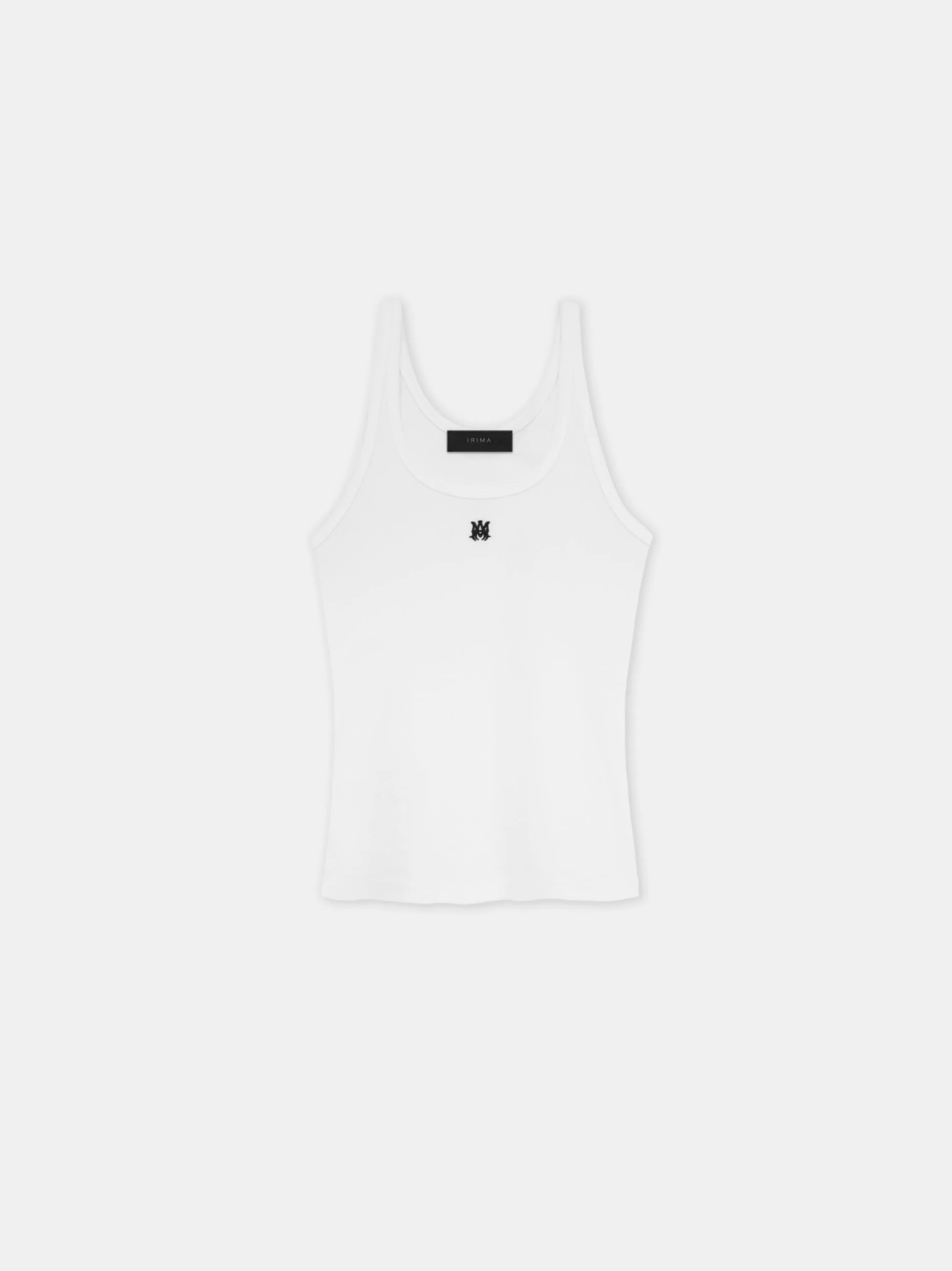 WOMEN - WOMEN'S MA EMBROIDERED RIBBED TANK - White sold by AMIRI product image thumbnail 5