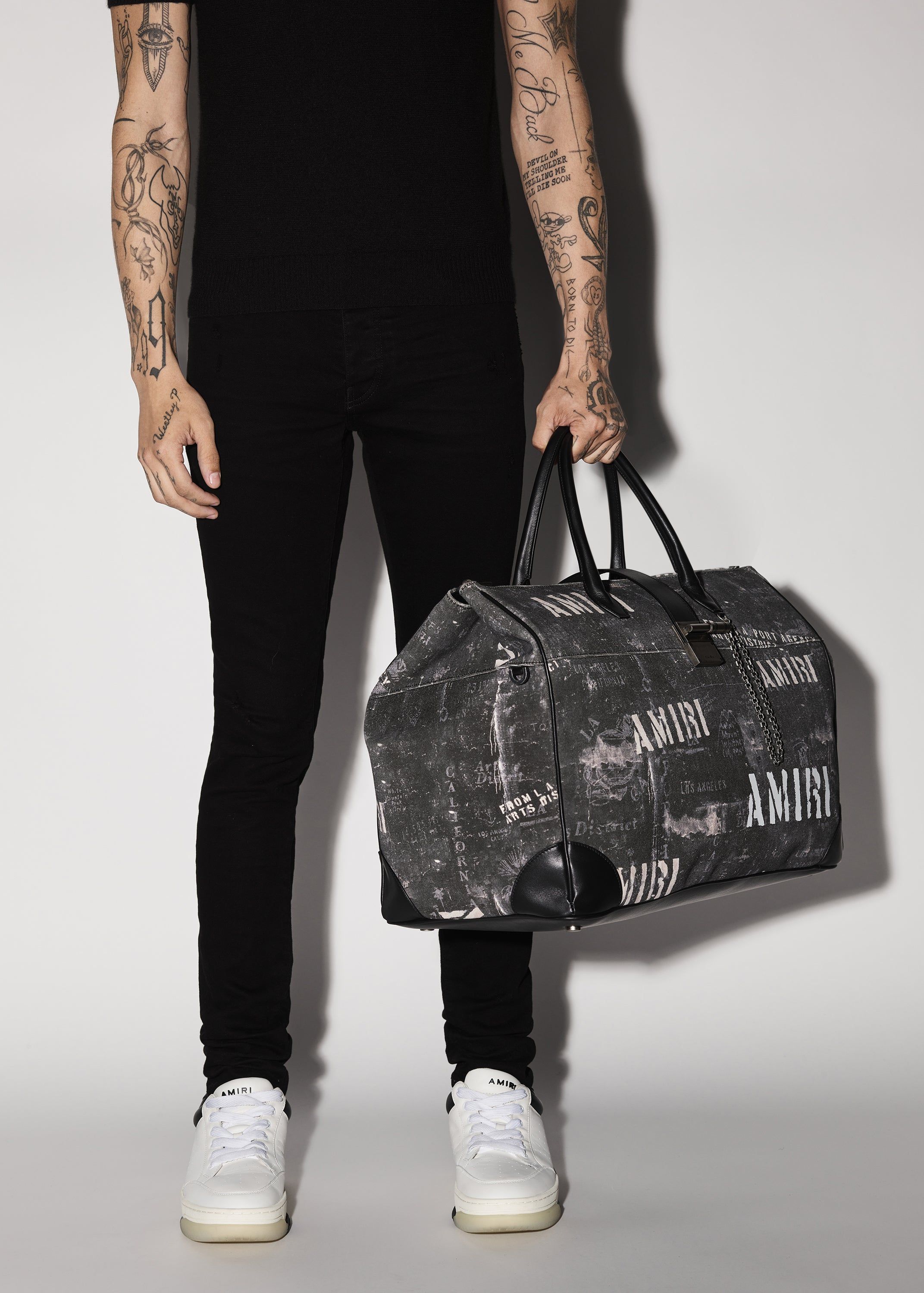 WASHED CANVAS JUMBO JAX - BLACK sold by AMIRI product image thumbnail 4