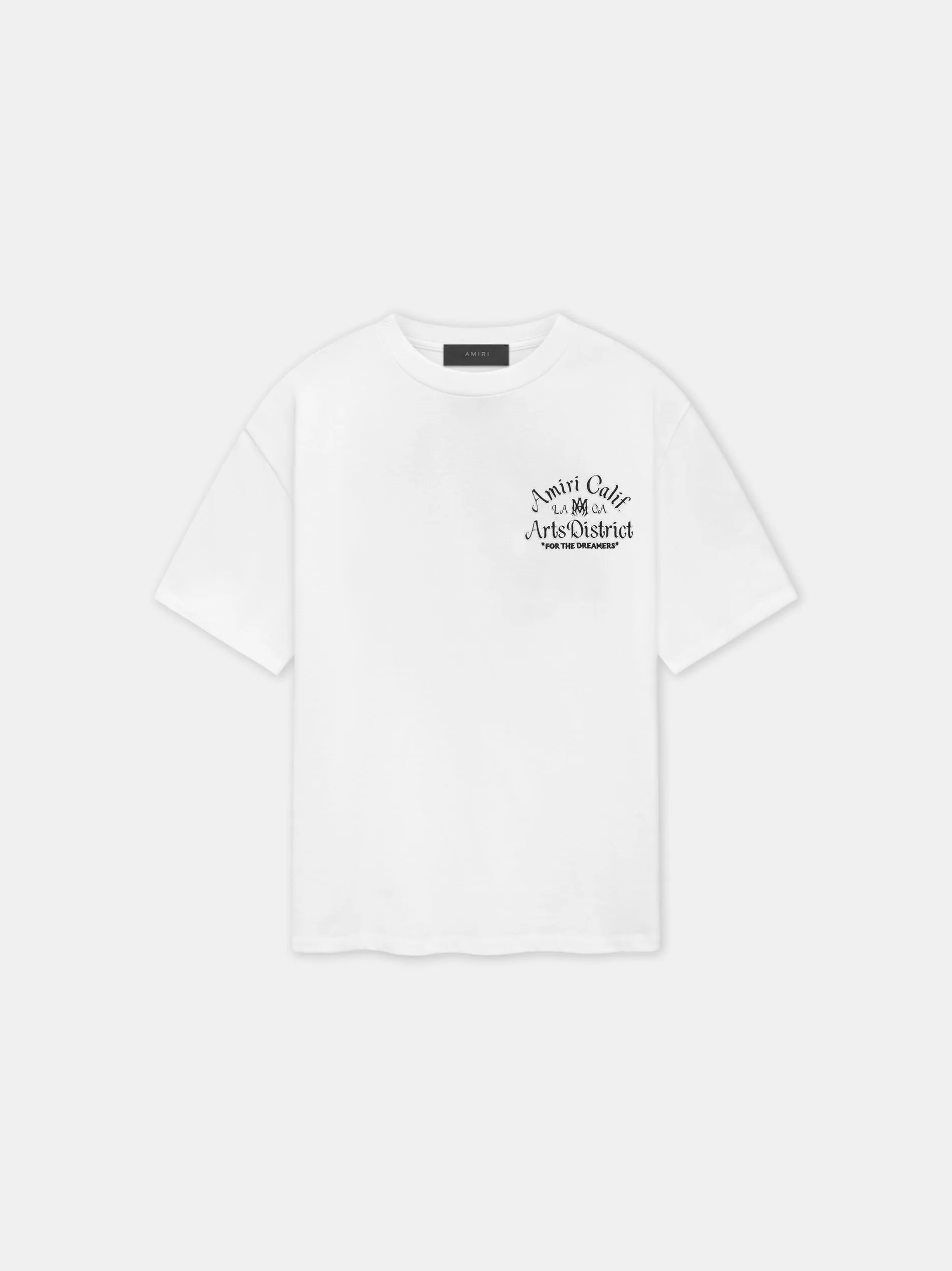 CHENILLE ARTS DISTRICT OVERSIZED TEE - White sold by AMIRI