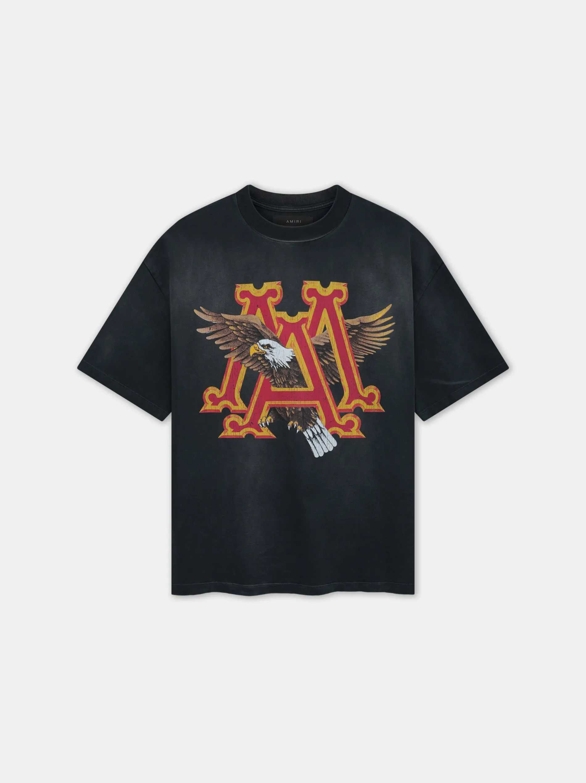 VINTAGE MA EAGLE OVERSIZED TEE - Black sold by AMIRI