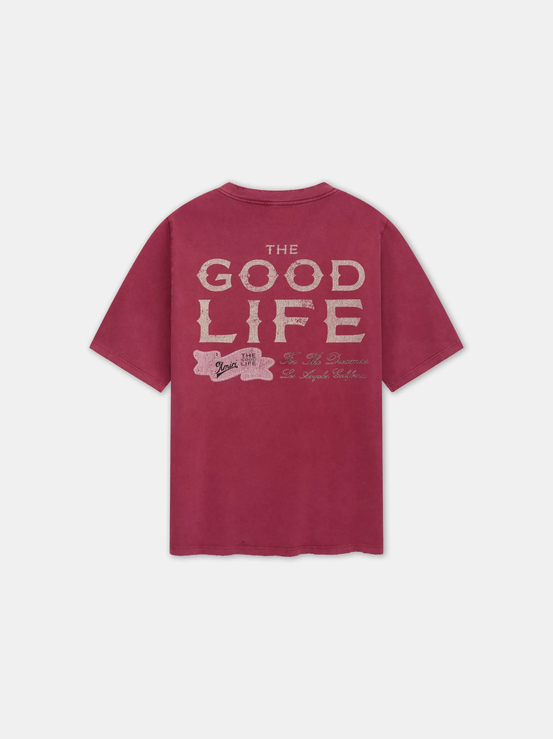 AMIRI GOOD LIFE TEE - Deep Red sold by AMIRI product image thumbnail 2