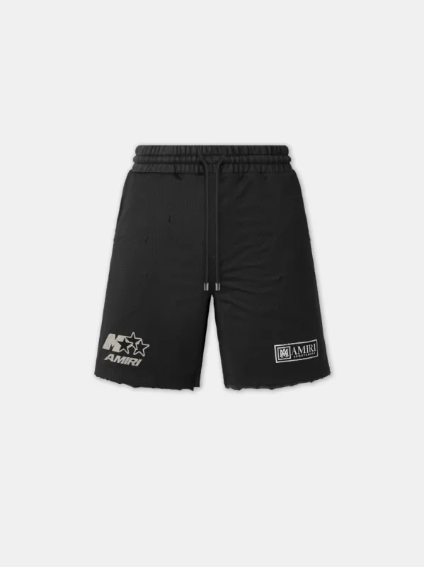 AMIRI MESH BASKETBALL SHORT - Black made by AMIRI